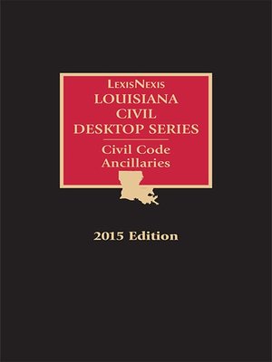 cover image of Louisiana Civil Code